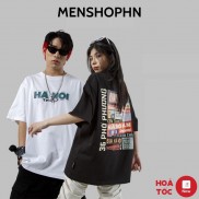 [MẪU MỚI TREND 2021] Áo Thun Tay Lỡ under Hà Nội Áo Phông 100% Cotton Nam Nữ Unisex - In Hình Local Brand Form Rộng